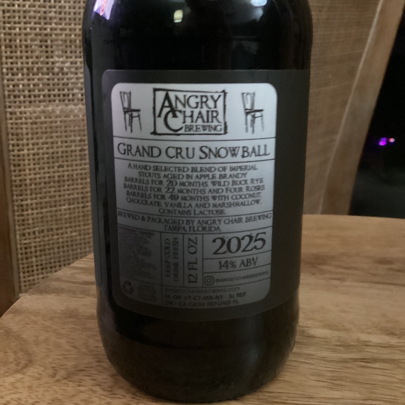 Angry Chair 2025 BA Grand Cru Snowball