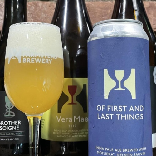 Hill Farmstead 24 cans of Of First and Last Things. Brewed fresh and cold on 12/13/25.