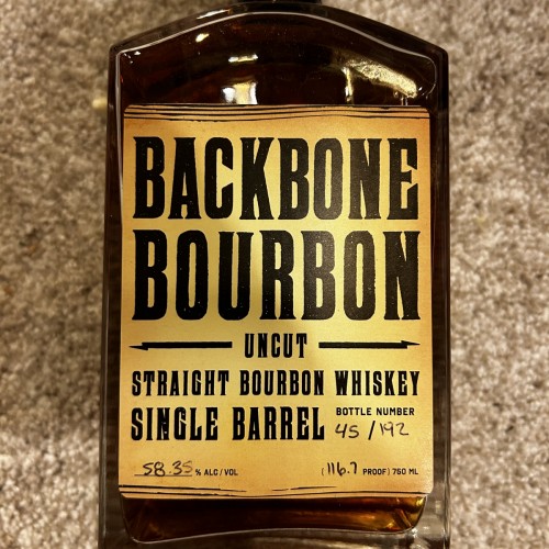 Backbone Bourbon Uncut Single Barrel (SiB) Store Pick (MGP Juice)