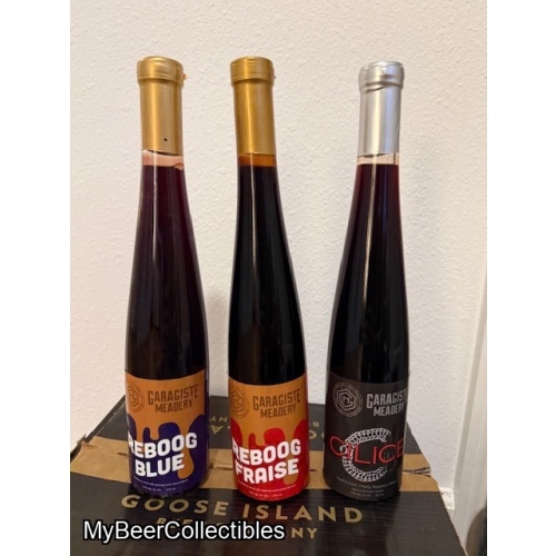 Garagiste Mead 2017 3 Bottle Set: Reboog Blue, Reboog Fraise, Cilice