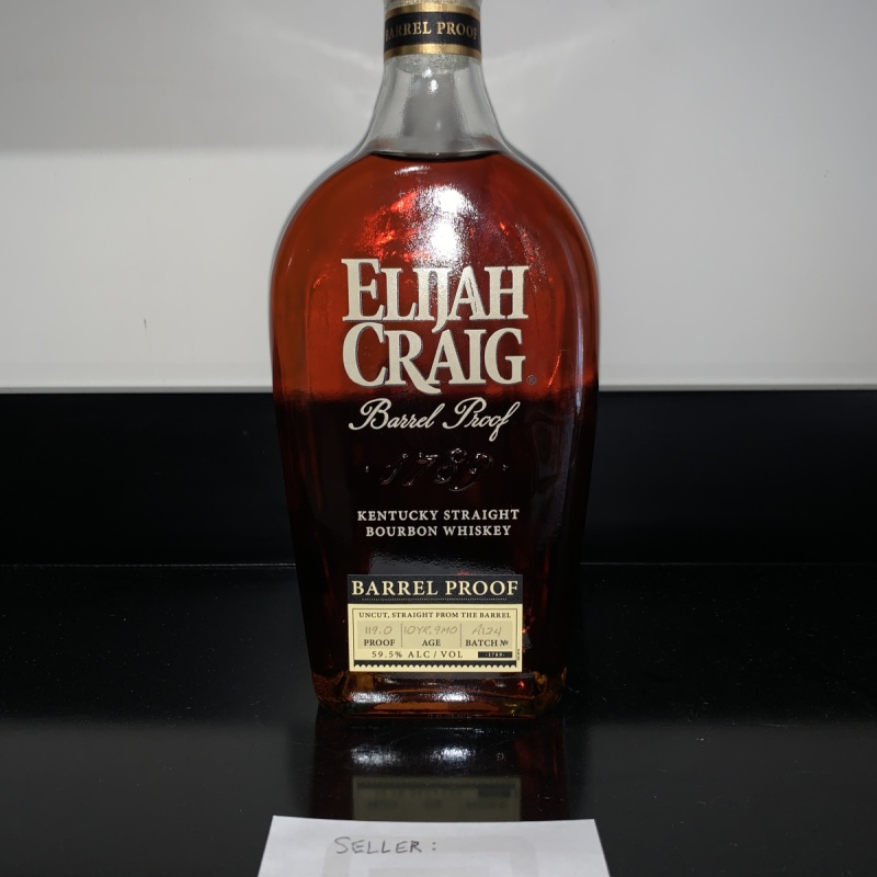 Elijah Craig Barrel Proof Batch A124 bourbon