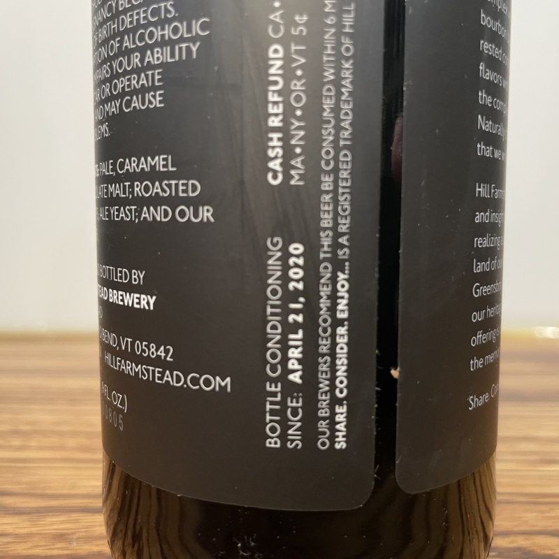 Hill Farmstead BA Barrel Aged Everett 2020
