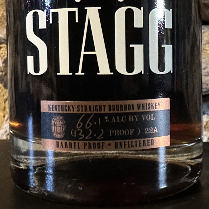 Stagg 22A Kentucky Straight Bourbon Whiskey Barrel Proof Unfiltered (2022 Batch 22A)