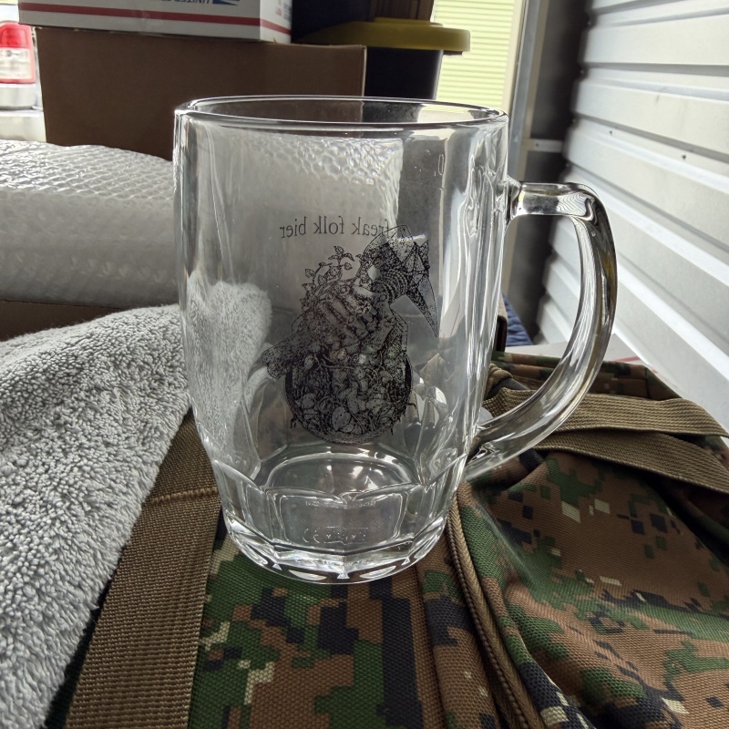 Large Tree House, Hill Farmstead, Freak Folk, and Alchemist set of Glassware, Pins, Stickers etc…