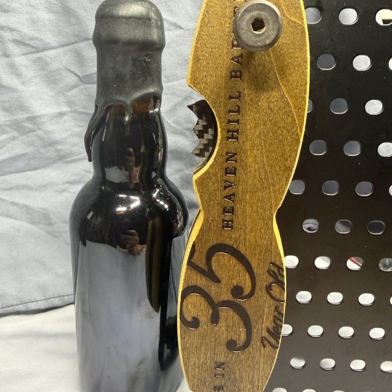 Rare 2015 Wood Box - Beer Bottle Opener - Goose Island Bourbon County Brand Stout BCBS
