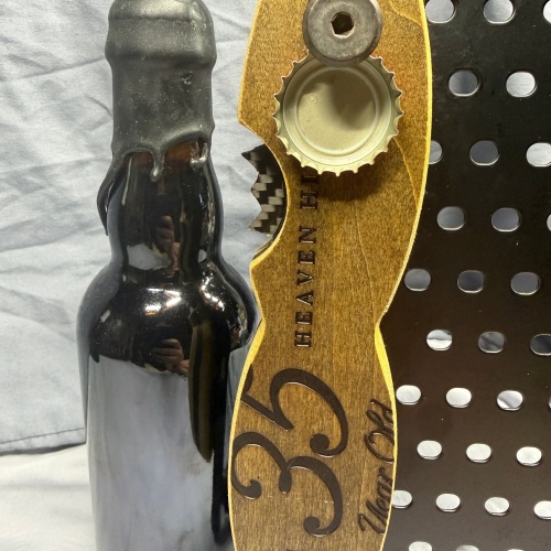 Rare 2015 Wood Box - Beer Bottle Opener - Goose Island Bourbon County Brand Stout BCBS