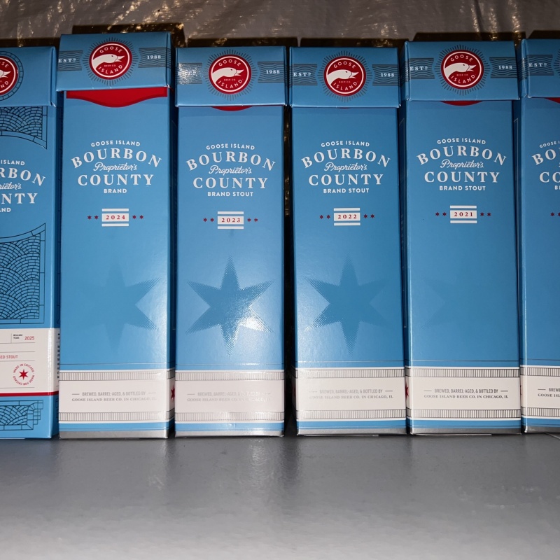 Goose Island Bourbon County Proprietor’s — 2020–2025 Six-Bottle Vertical