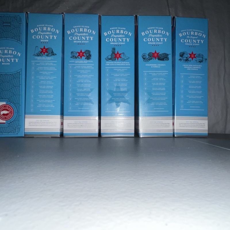Goose Island Bourbon County Proprietor’s — 2020–2025 Six-Bottle Vertical