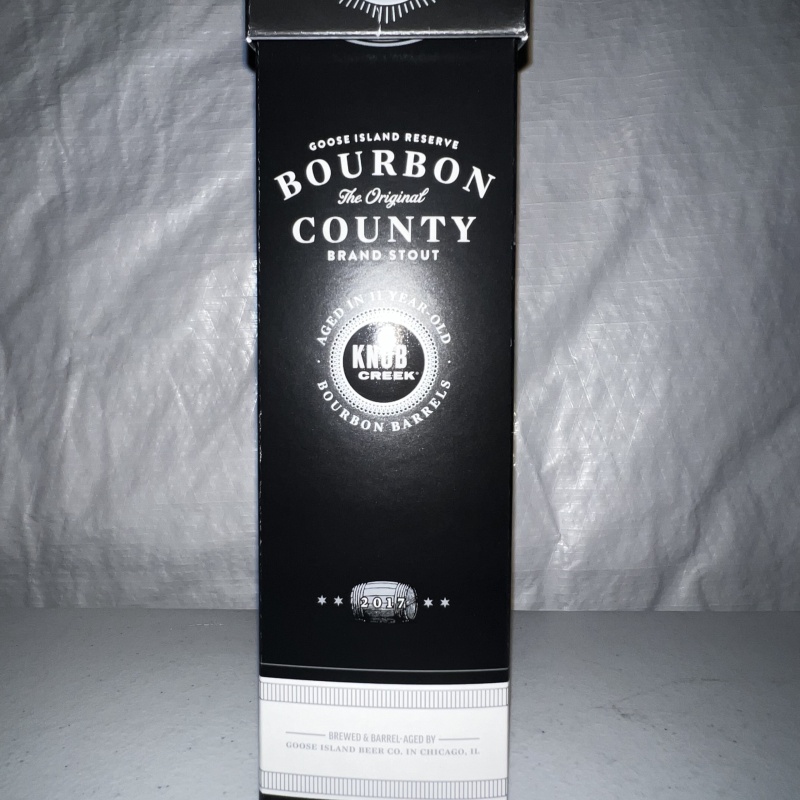Goose Island Bourbon County Reserve 2017 — Knob Creek Barrel-Aged Stout with Original Box