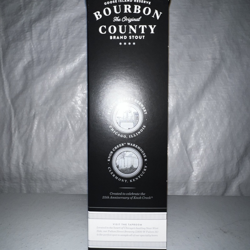 Goose Island Bourbon County Reserve 2017 — Knob Creek Barrel-Aged Stout with Original Box