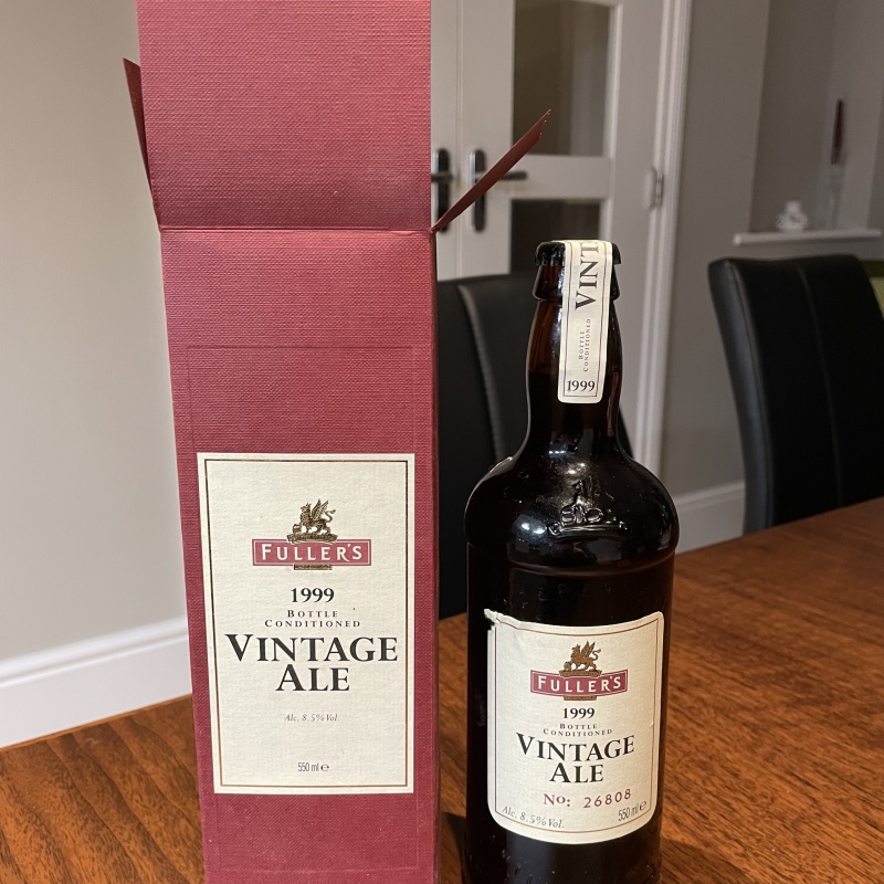 Fuller's Vintage Ale 1999: 3rd year of production