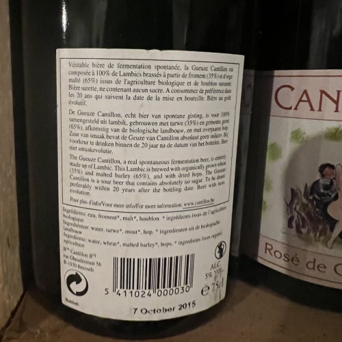 2015 Cantillon 2-Pack : Rose de Gambrinus & Gueuze (750ml)