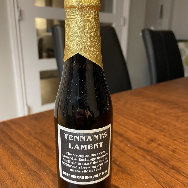 1993 Tennants Lament - incredible 15% Barley Wine