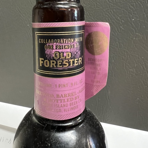 Goose Island bourbon county stout Old Forester Birthday Bourbon