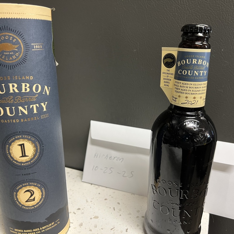 Goose Island Bourbon County stout Elijah Craig Toasted Barrel