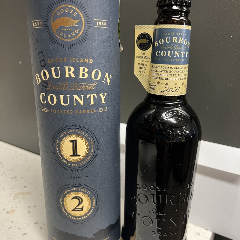 Goose Island Bourbon County stout Elijah Craig Toasted Barrel