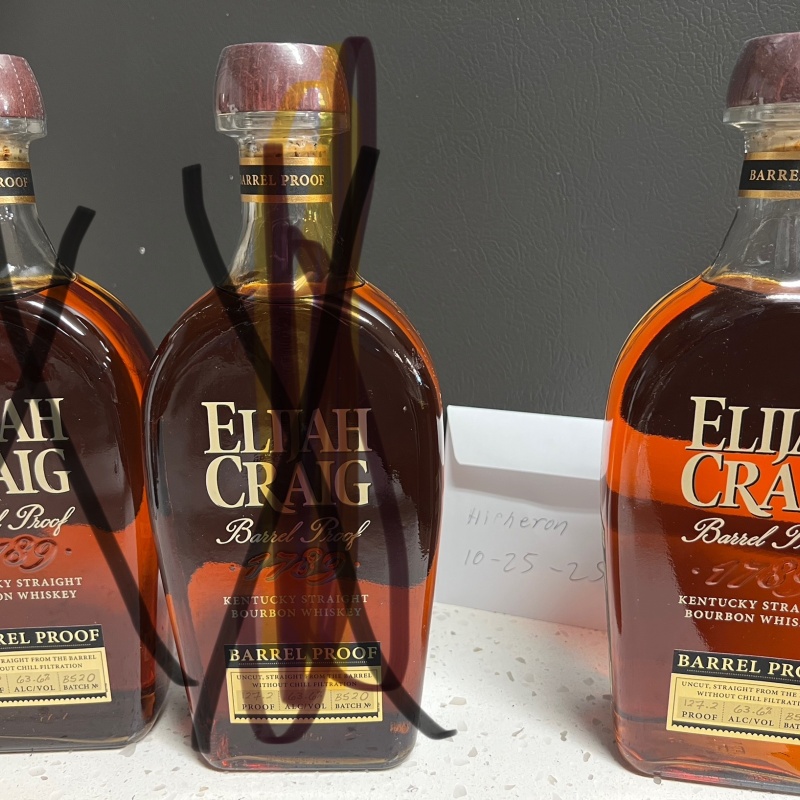Elijah Craig Barrel Proof B520 12 year 127.2 proof