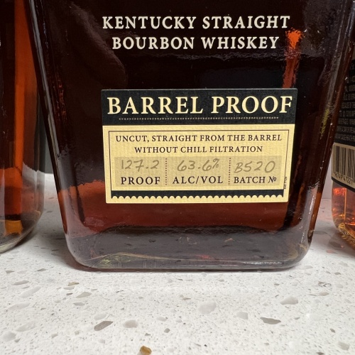 Elijah Craig Barrel Proof B520 12 year 127.2 proof
