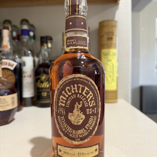 Michters toasted barrel finish bourbon