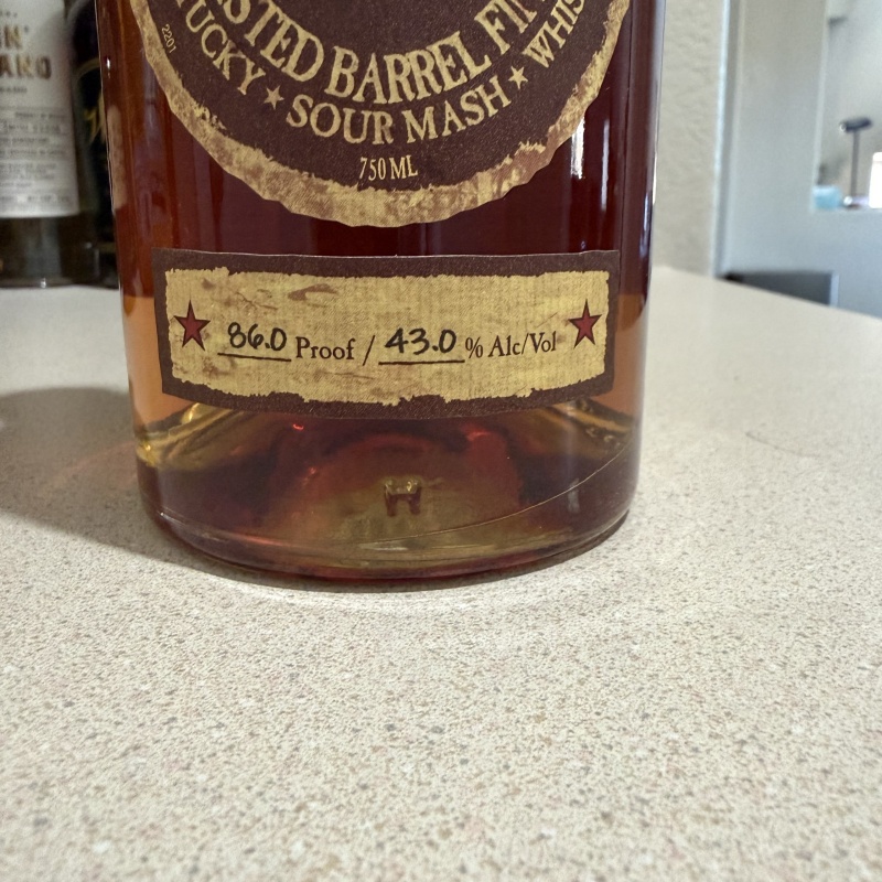 Michters toasted barrel finish bourbon
