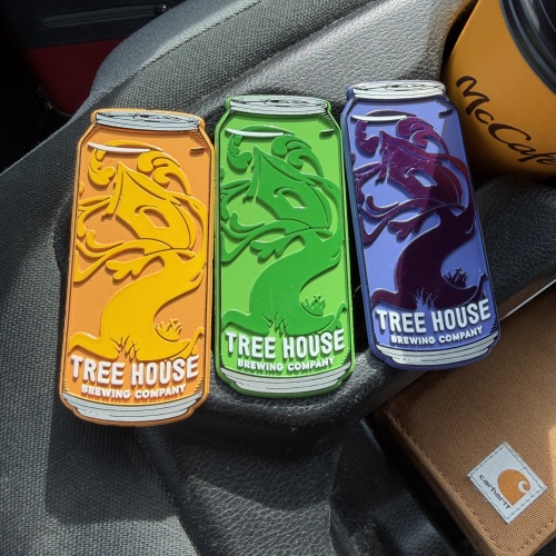 Tree House Brewing: Set of 3 Fridge magnets. Brand New. Only available at the brewery.