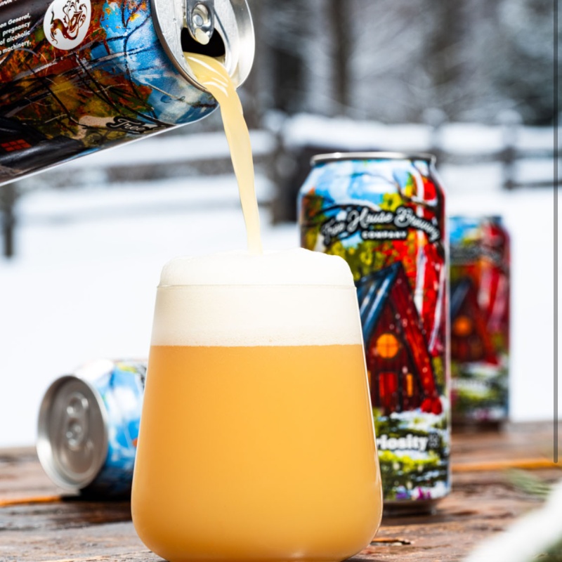 Tree House Brewing: 4 cans of Curiosity 158. Brewed fresh and cold on 1/28/26.