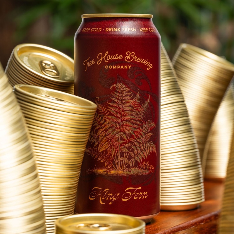 Tree House Brewing: 4 cans of King Fern. Brewed fresh and cold on 2/12/26.