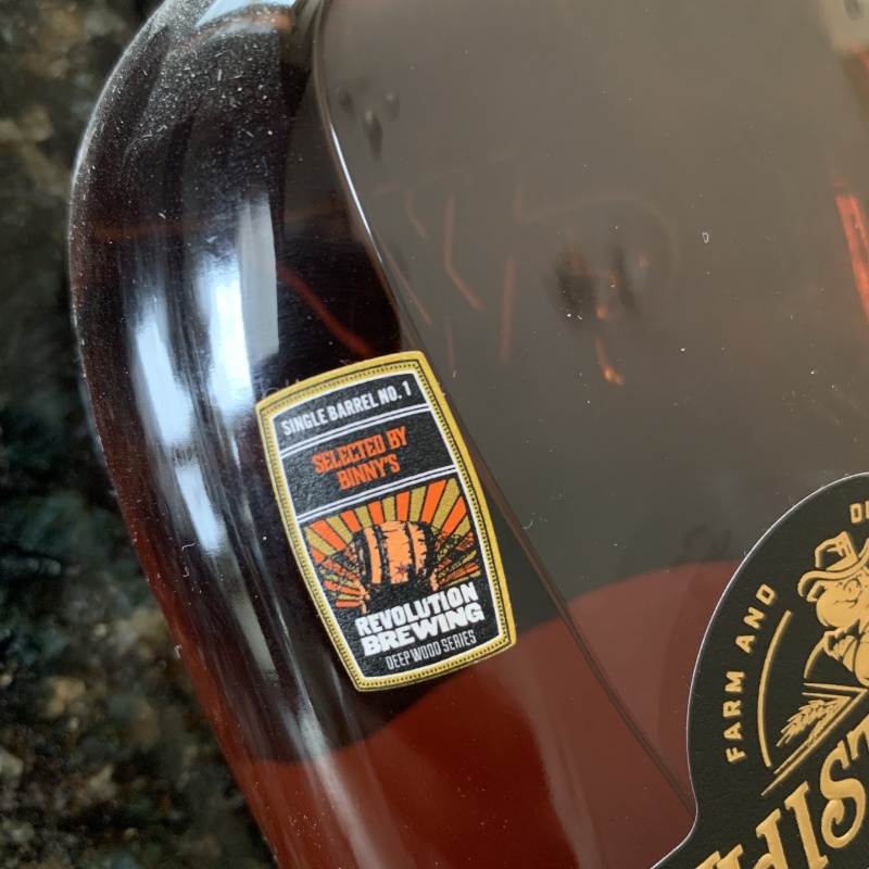 WhistlePig PiggyBack 6 year old Rye Whiskey finished in VSOJ Revolution Barleywine Barrels V.S.O.J. stout bourbon