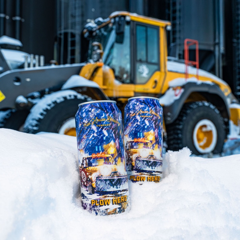Tree House Brewery: 4 cans of Plow Hero. Brewed fresh and cold on 2/11/26.