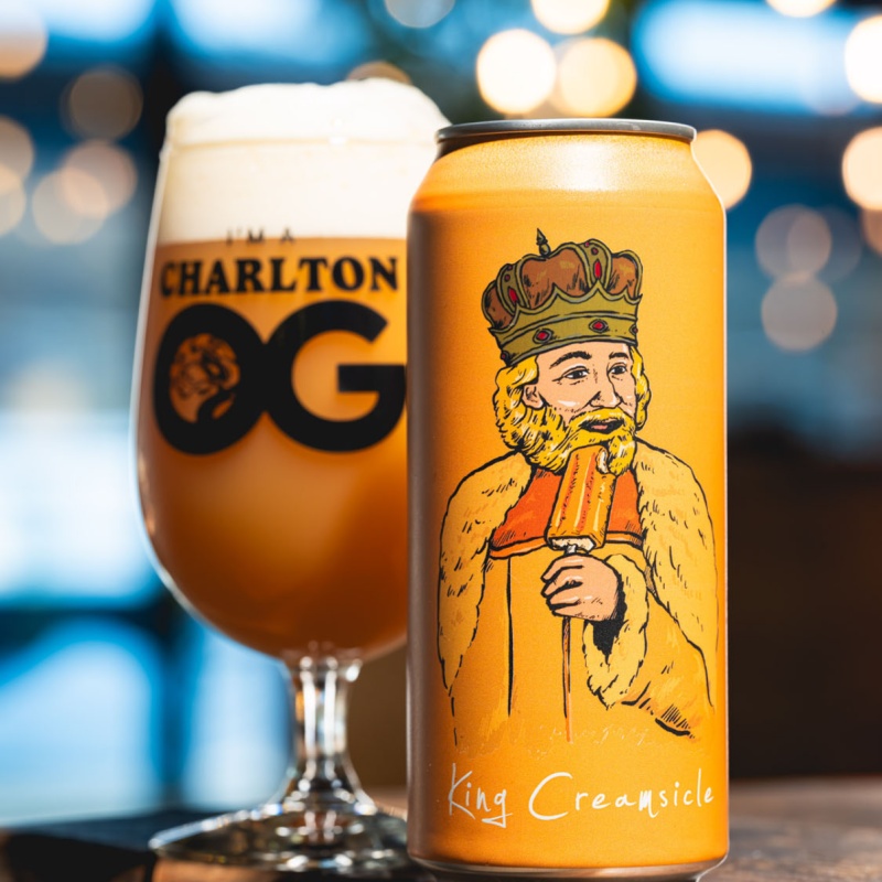 Tree House Brewery: 2 cans of King Creamsicle. Brewed fresh and cold on 2/11/26.