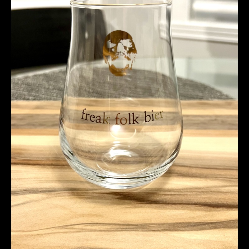 Freak Folk Snifter God Maker glass. Only available at the brewery.