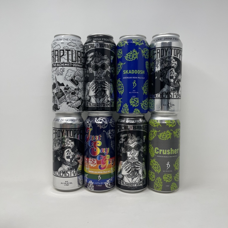 The Alchemist - Monthly Mix 8-Pack - Heady Topper Focal Banger Skadoosh Rapture Crusher & More