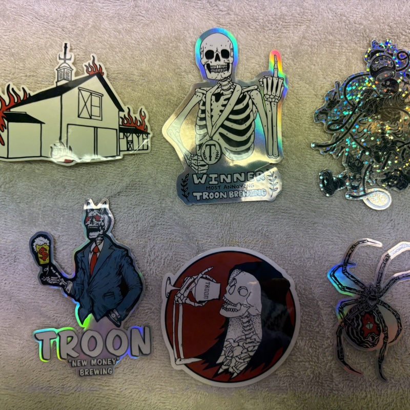 TROON STICKER SET