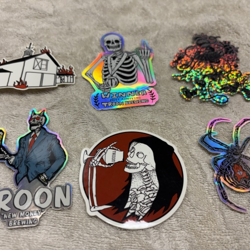 TROON STICKER SET
