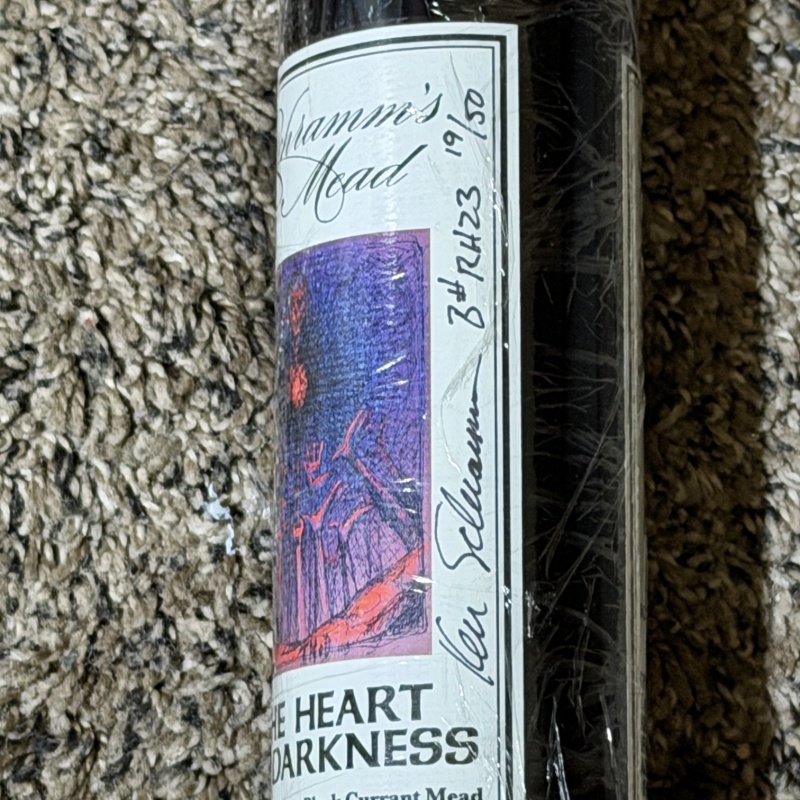 RARE - Only 50 bottles - Schramms The Heart of Darkness (Batch RH23) HOD