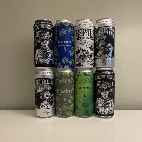 The Alchemist - Monthly Mix 8-Pack - Heady Topper Focal Banger Skadoosh Rapture Crusher & More