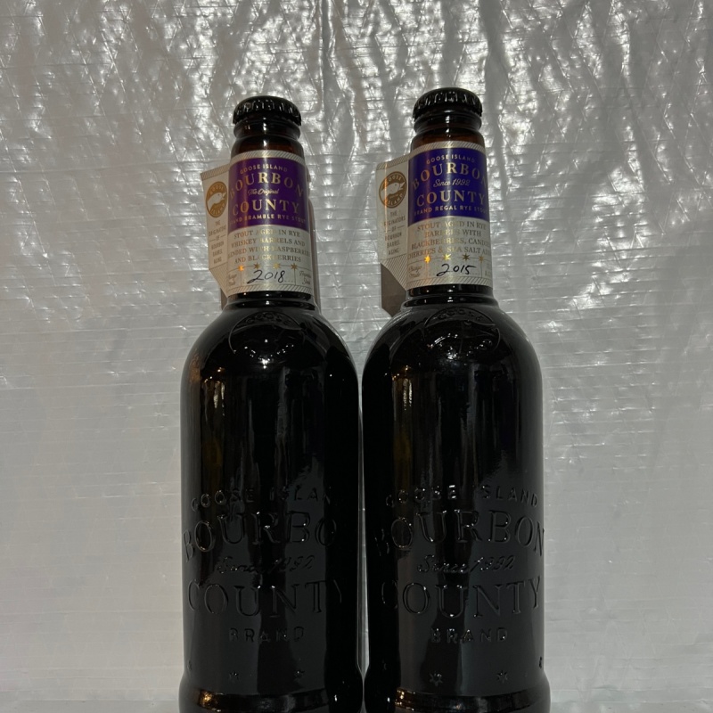 Goose Island Bourbon County-Regal Rye (2015) and Bramble Rye (2018)
