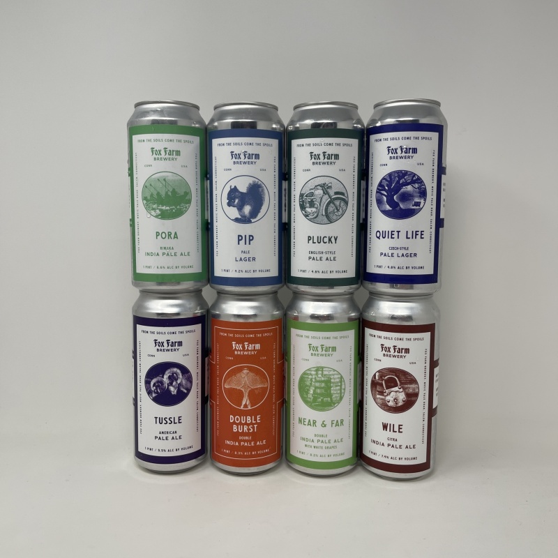 Fox Farm Brewery - Monthly Mix 8-Pack - Burst Gather Rays Quiet Life Night Fire Cabin Camp & More