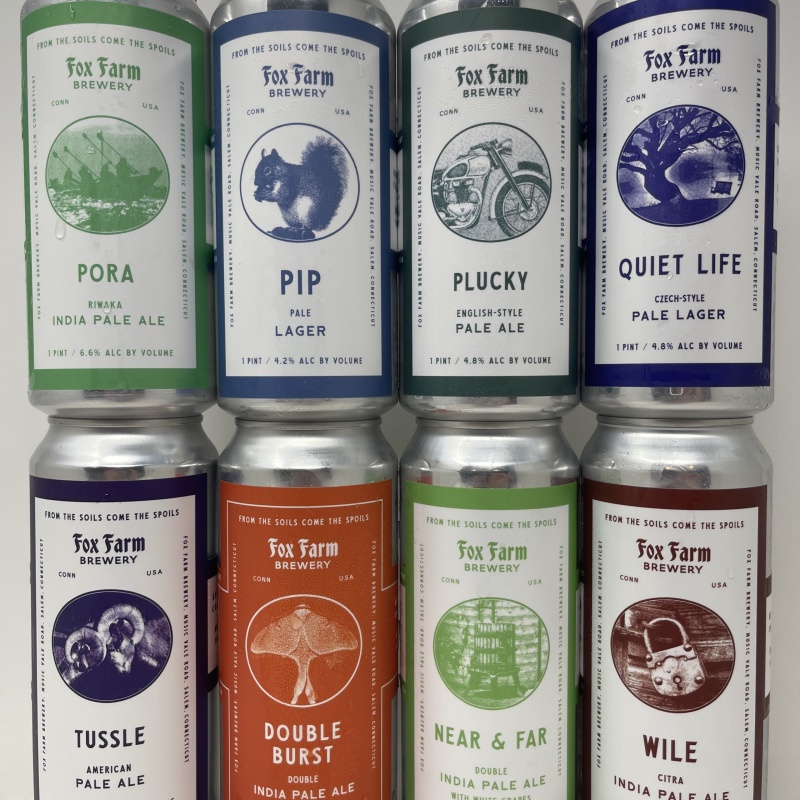 Fox Farm Brewery - Monthly Mix 8-Pack - Burst Gather Rays Quiet Life Night Fire Cabin Camp & More