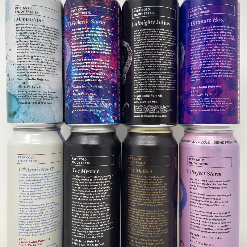 Tree House Brewing - Weekly IPA Mix 8-Pack - Julius Green Haze Curiosity DIPA TIPA New Releases & More