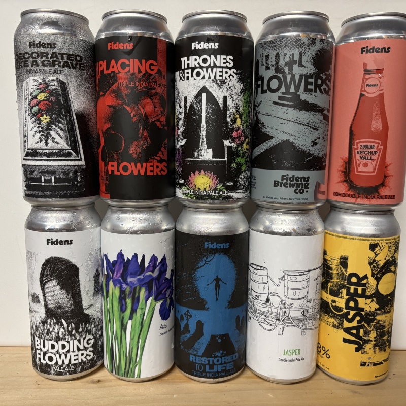 Fidens Troon anniversary beers