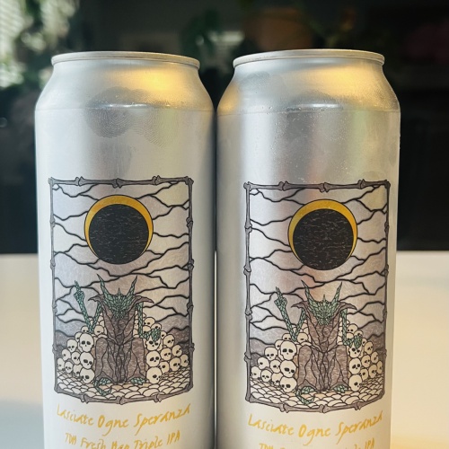 BRUJOS/STRUCTURES COLLAB LASCIATE OGNE SPERANZA TDH FRESH HOP TRIPLE IPA