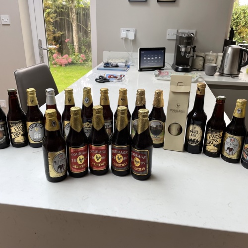 Various 1970’s /1980’s Courage beers (275ml)  - THE PRICE IS FOR ONE BOTTLE