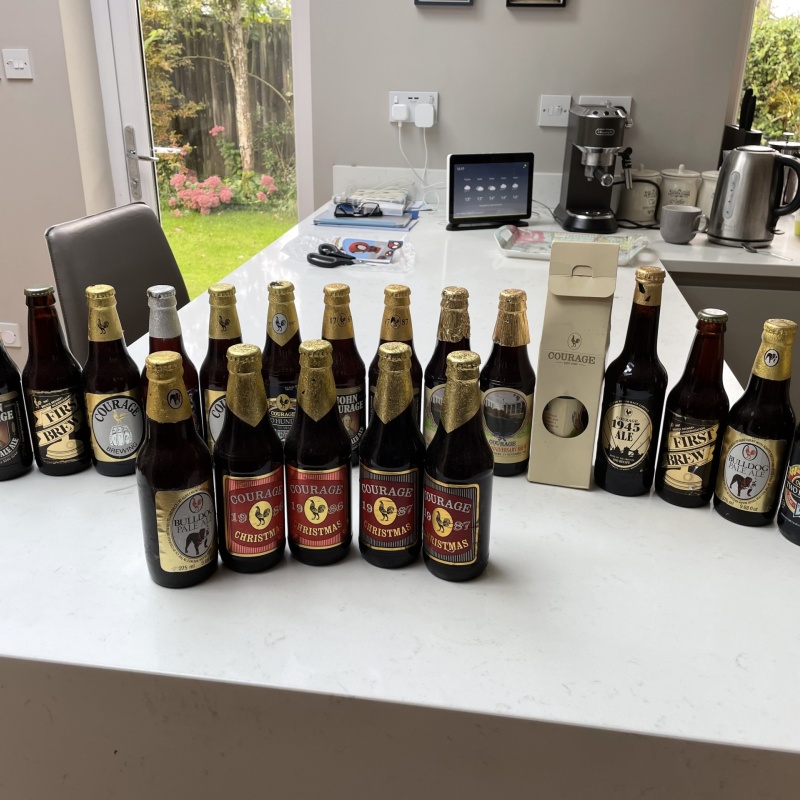 Various 1970’s /1980’s Courage beers (275ml)  - THE PRICE IS FOR ONE BOTTLE