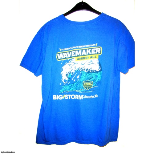 Big Storm Brewery Florida Wavemaker T-Shirt, Size Large