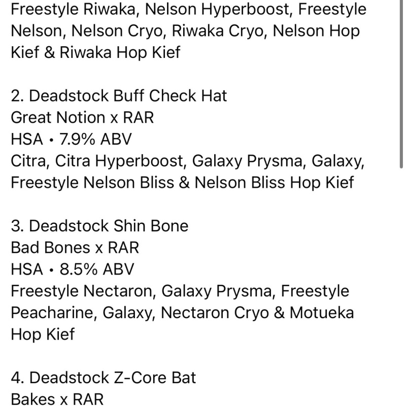 Rar Mixed 4 pack collaboration release (Deadstock Day)