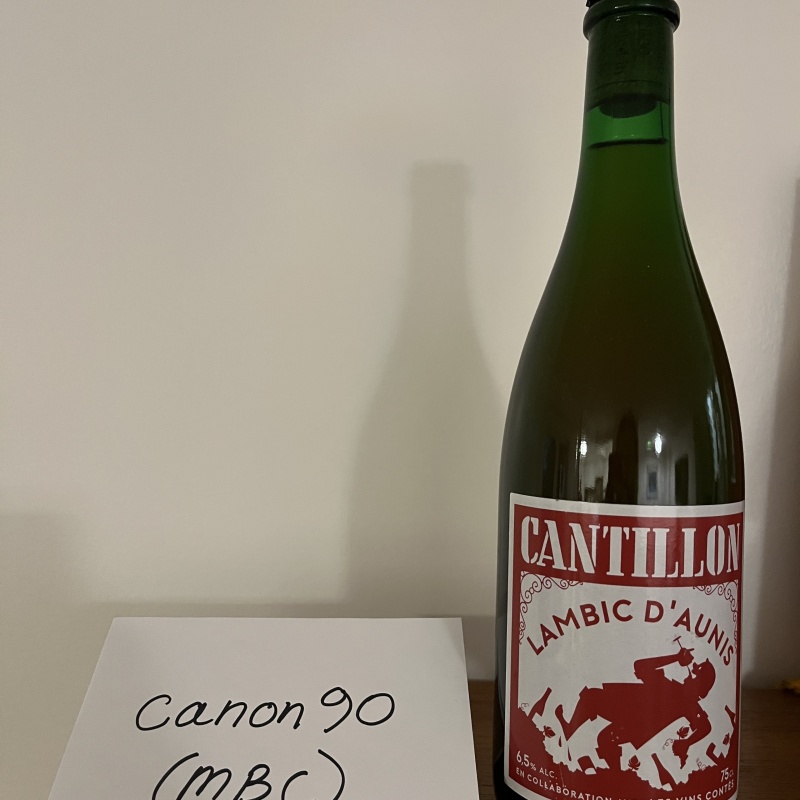 2020 Cantillon Lambic D'Aunis (CANADA SHIPPING ONLY)