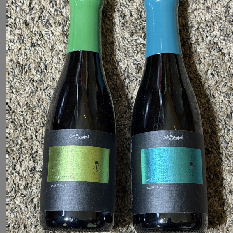 2 Bottles - Side Project Silent Barrel "Prelude" – La Coterie & OMEGA "Ω" Barrel Aged