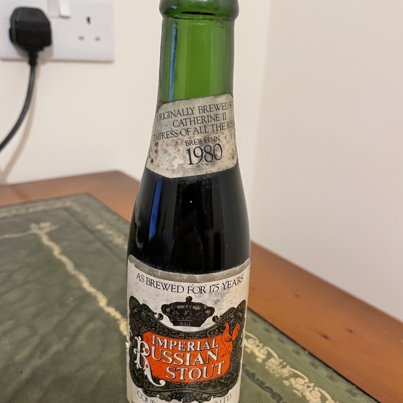 1980 Courage Imperial Russian Stout (nip)
