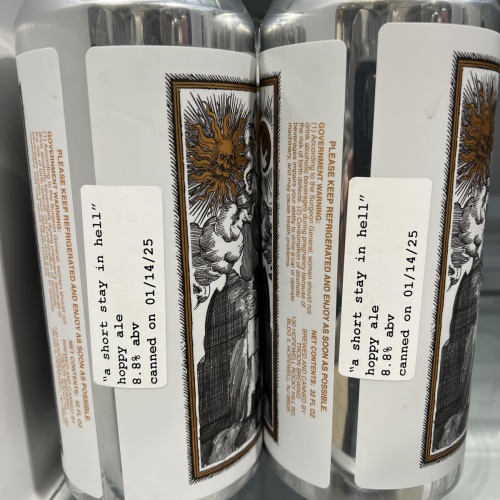 (2) Troon Brewing Hoppy Ales A Short Stay In Hell 8.8%